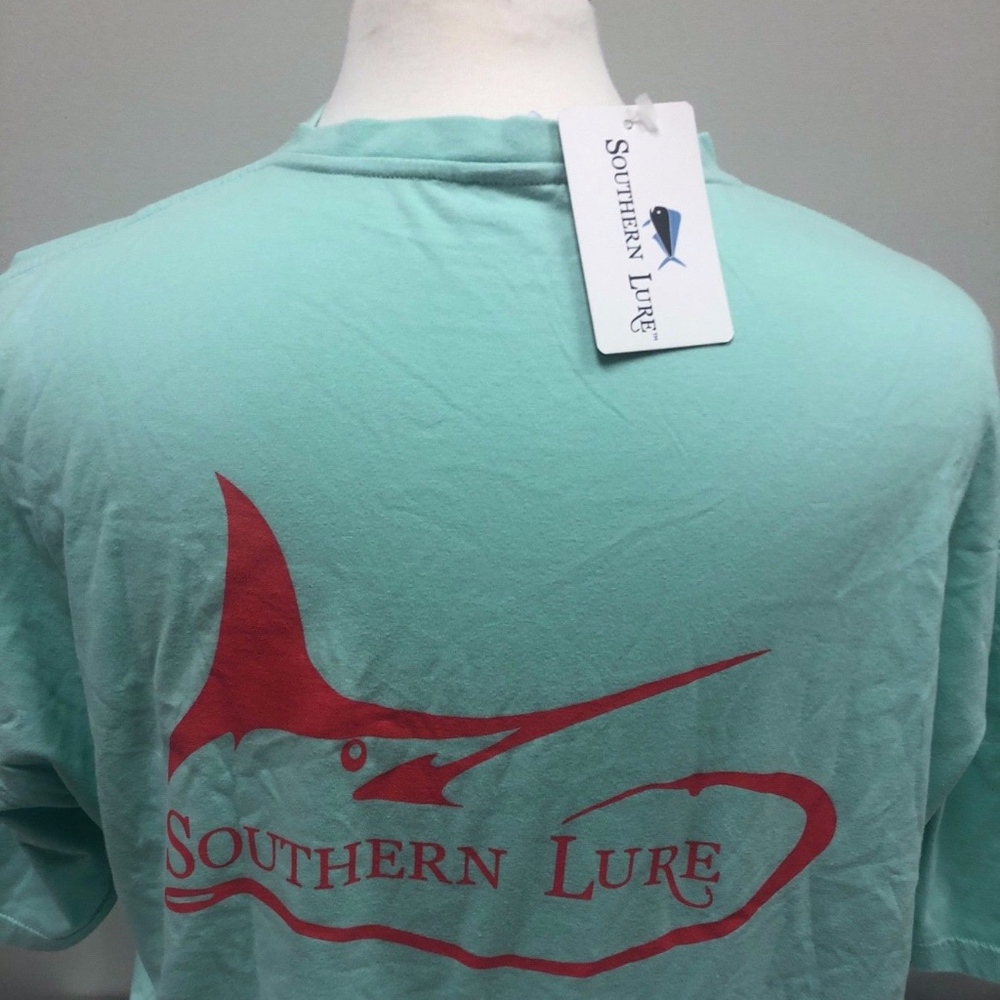 NWT Southern Lure Marlin Mint Tee Shirt 2XL